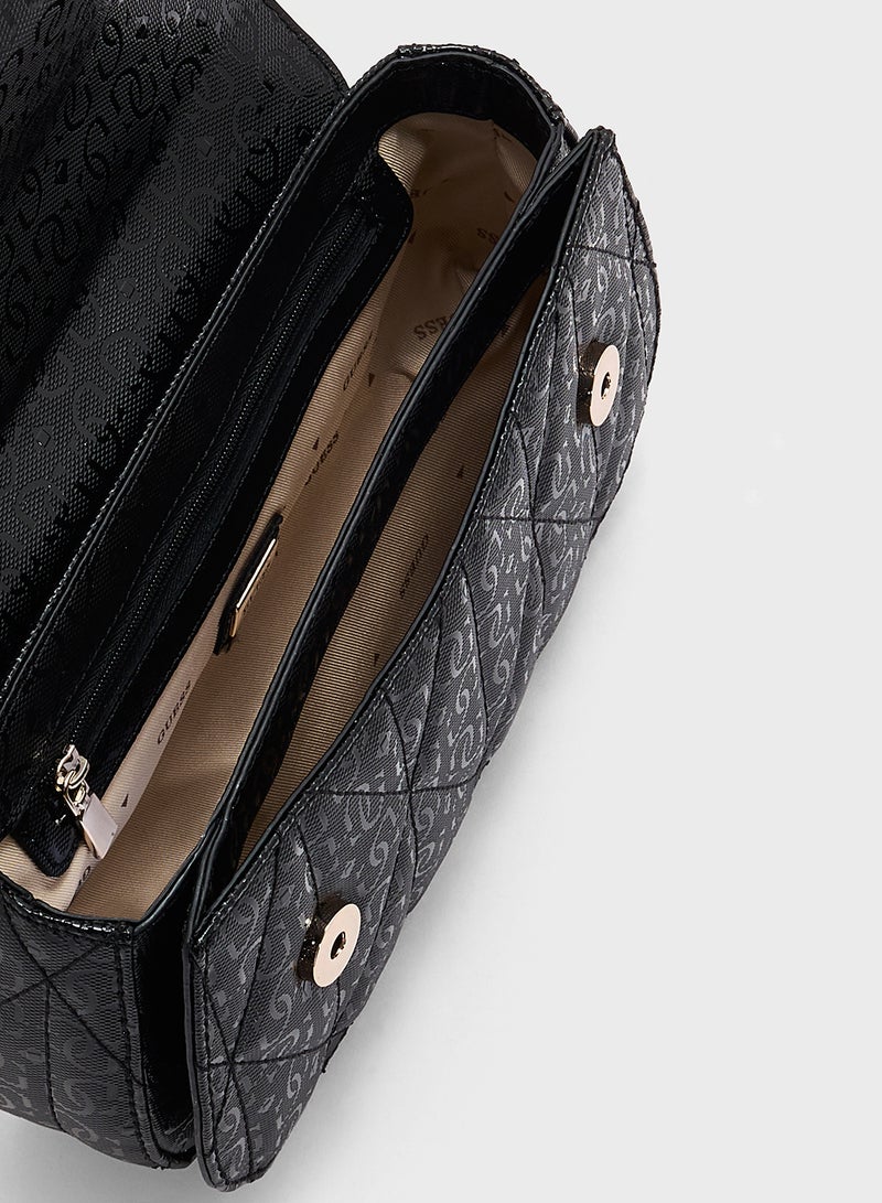 GUESS ALDINA TOP HANDLE FLAP  - Image 5