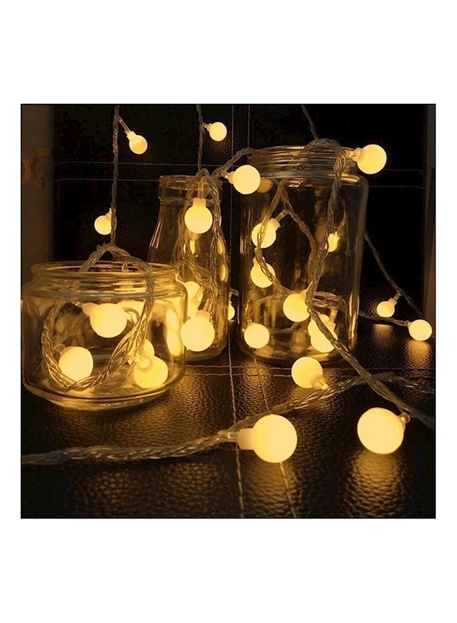 Loquat 40 LED Battery Operated Garland Ball Led String Lights Yellow 6meter - Image 5