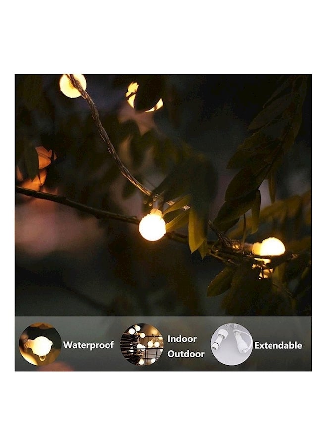 Loquat 40 LED Battery Operated Garland Ball Led String Lights Yellow 6meter - Image 3