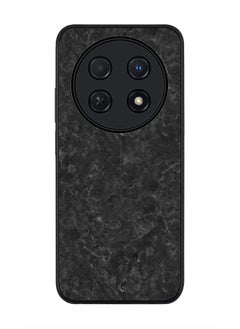 Stylizedd Rugged Black edge case for Huawei nova 12i 4G, Slim fit Soft Case Flexible Rubber Edges Anti Drop TPU Gel Thin Cover -  Marble Texture Black  - Image 1