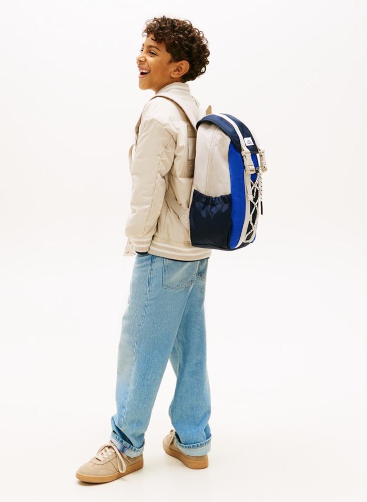 TOMMY HILFIGER Kids Colour Block Backpack - Image 5
