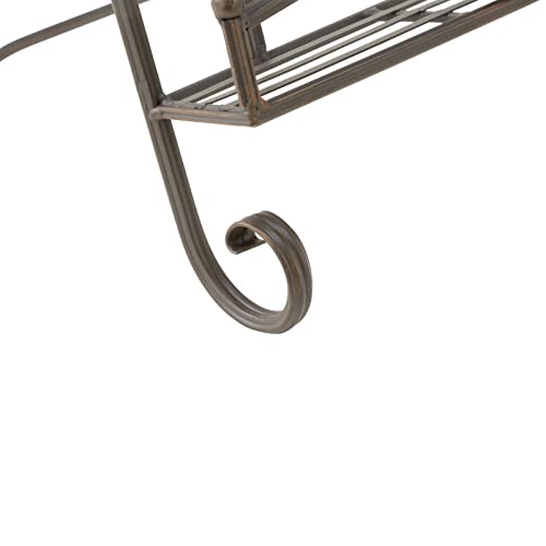 Tripar Swirl Design Metal Cookbook Stand for Cookbooks, Tablets, Recipes, Portable, Adjustable, Free Standing - Image 4