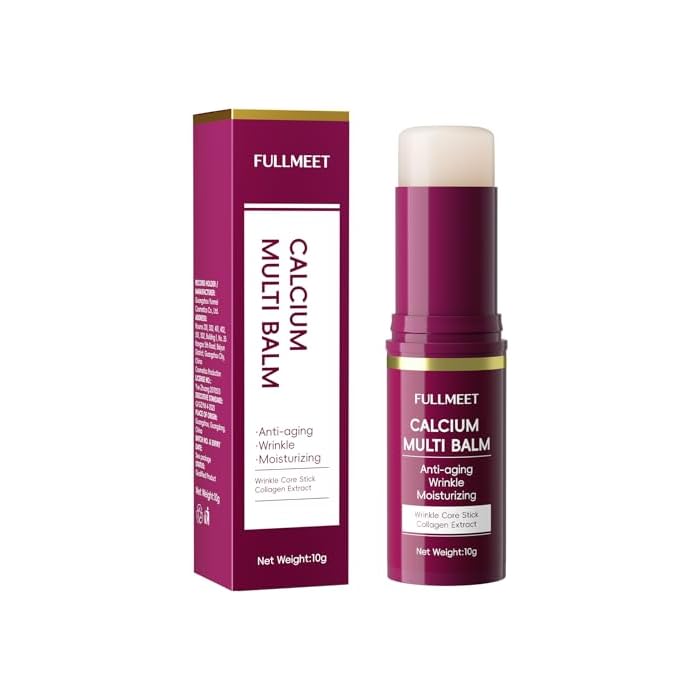 Calcium Volume Multi Balm, Collagen All-in-One Moisturing Stick, Upgraded Wrinkle Core Sticks, Anti-aging Skin Care Stick for Eyes, Neck, Face, 10g