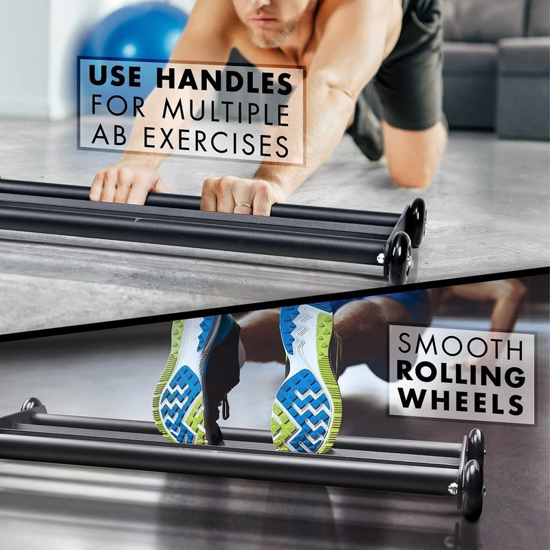 Yes4All Glute Ham Glider, Exercise Wheels for Home Gym Fitness, Glute Hamstring, Booty Building - Image 4