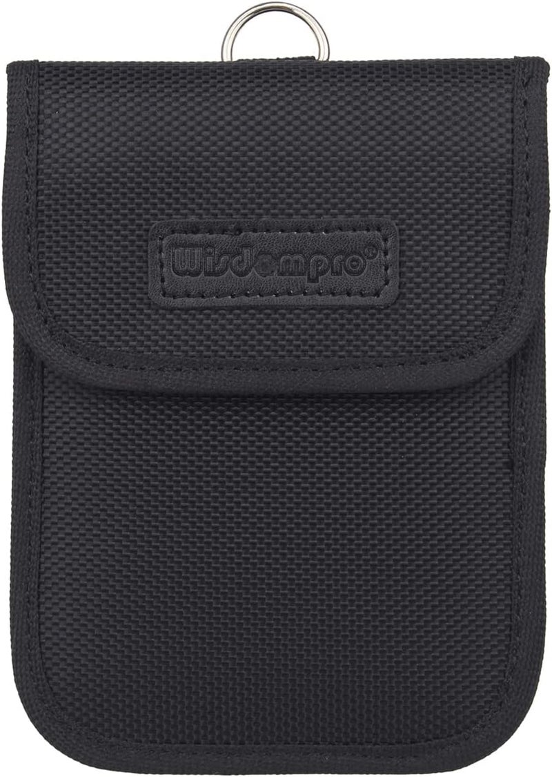 Wisdompro RFID Key FOB Protector for Car Key Signal Blocking, WP4697 Faraday Bag for Anti-Hacking, Anti-Theft Pouch - Image 1