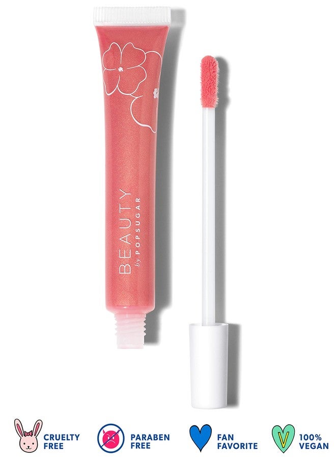 بوب شوجر ملمع شفاه POPSUGAR BEAUTY Be the Boss - لون شفاف قابل للتكثيف مع لمعان عالٍ | تركيبة غير لزجة | زيت شفاه مغذي ومرطب | خالٍ من القسوة على الحيوانات، خالٍ من البارابين، ونباتي 100% (Take A Bow 0.3 أونصة سائلة) - Image 2