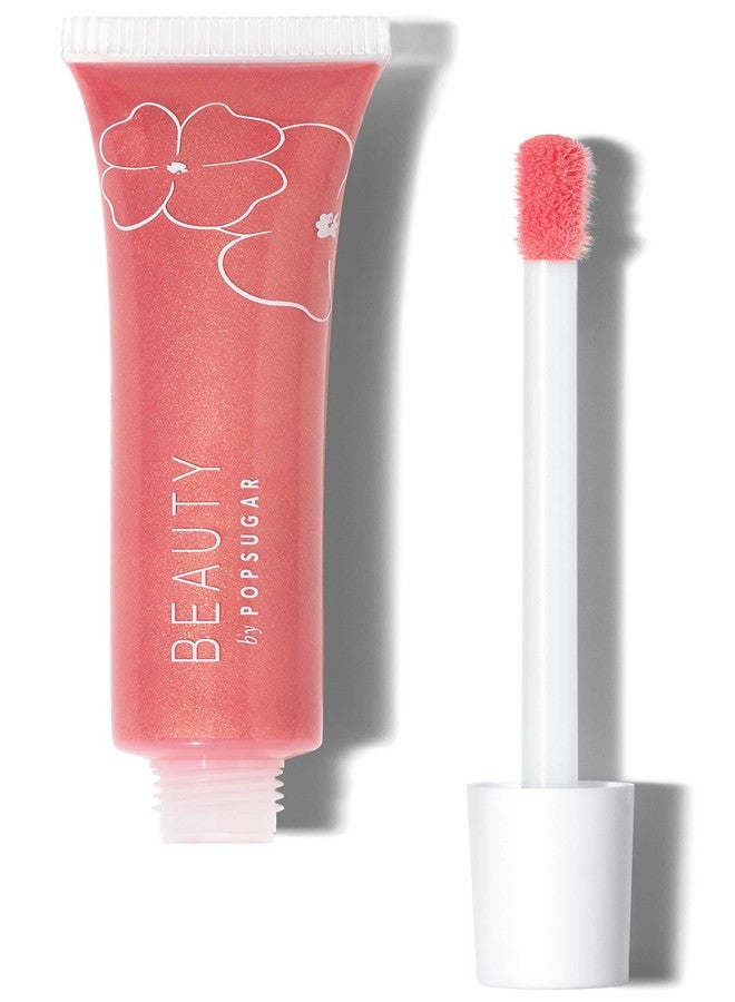 بوب شوجر ملمع شفاه POPSUGAR BEAUTY Be the Boss - لون شفاف قابل للتكثيف مع لمعان عالٍ | تركيبة غير لزجة | زيت شفاه مغذي ومرطب | خالٍ من القسوة على الحيوانات، خالٍ من البارابين، ونباتي 100% (Take A Bow 0.3 أونصة سائلة) - Image 1