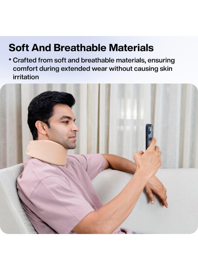Soft Cervical Collar – Adjustable Neck Support for Spine Immobilization & Pain Relief – Comfortable Brace for Neck Pressure Relief & Daily Use - Image 5