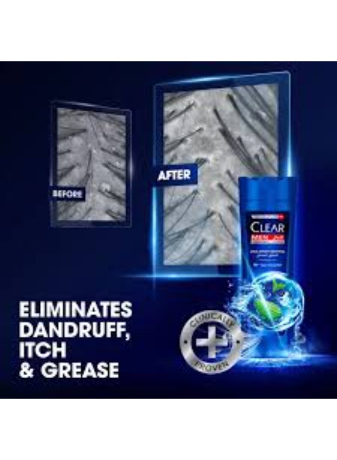 Clear Men   ANTI - DANORUFFCOOL Shampoo SPORT MENTHOL  350Ml