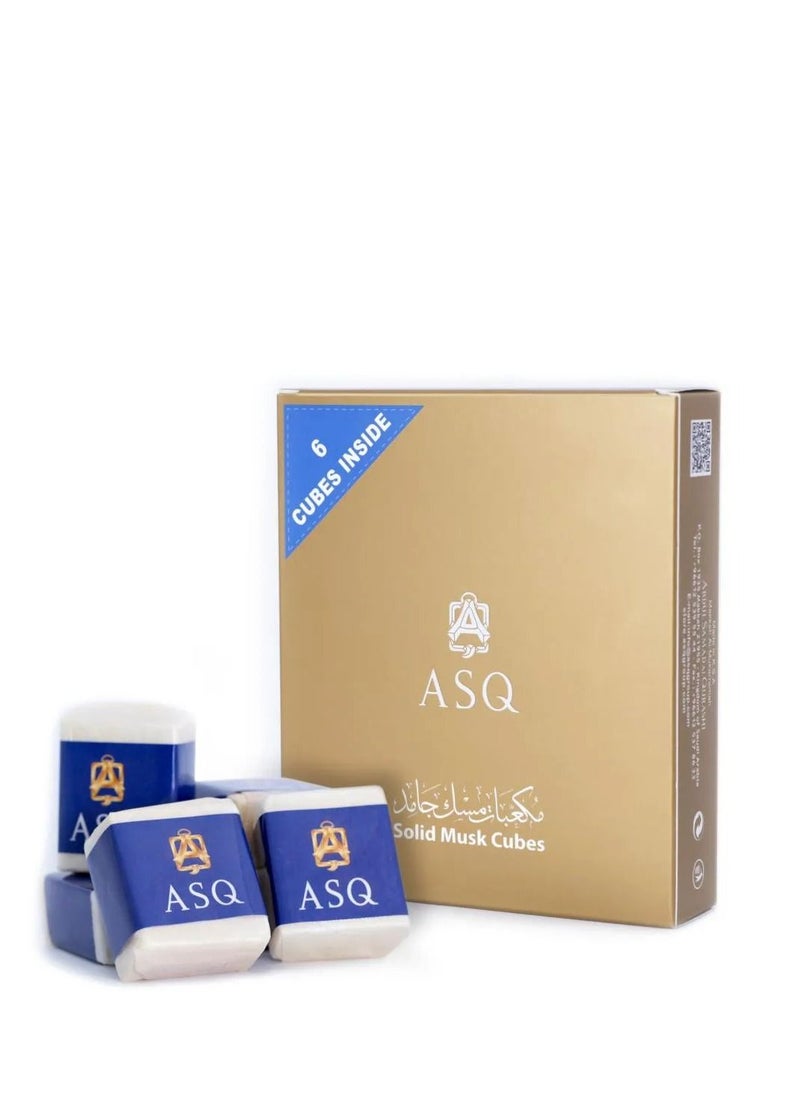 Abdul Samad Al Qurashi - Pure White Musk Solid Cubes Box 6 pcs - Image 1