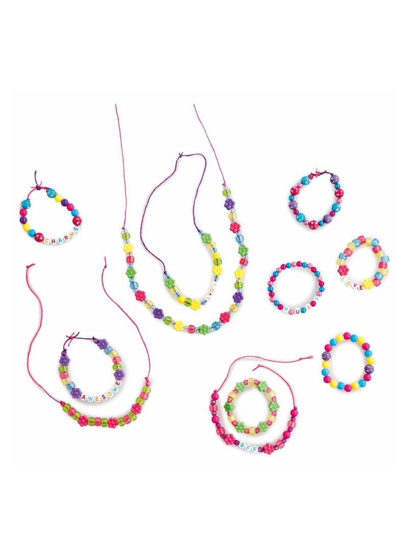 Addo Out To Impress Butterfly Bead Case | Jewellery Making Kit | Friendship Bracelet | Alphabet Beads | Crystal Beads | Customize Your Jewellery | Arts & Craft | DIY Craft Kit | Do it Yourself | Educational & Learning | Creative Gift for Kids and Adults - Image 2