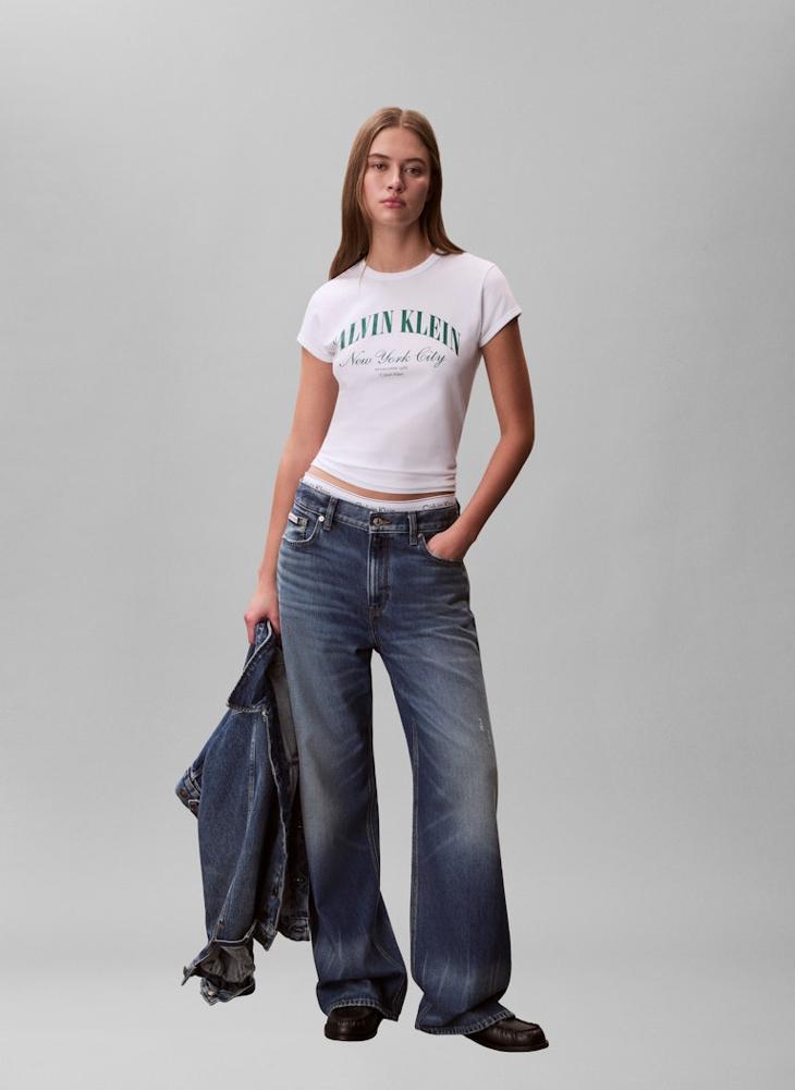 Calvin Klein Jeans Casual Graphic Logo Baby T-Shirt - Image 4