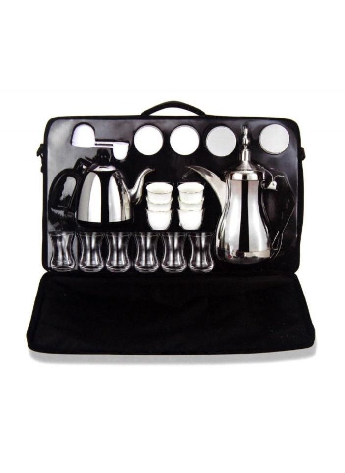 Gulf Dalla Gulf Dalla Arabic Tea Maker with Bag & Accessories Silver 1600W.  - Image 3