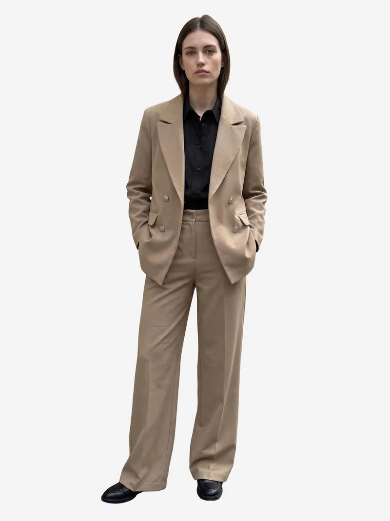 MY FASHION Buttoned Blazer Jacket