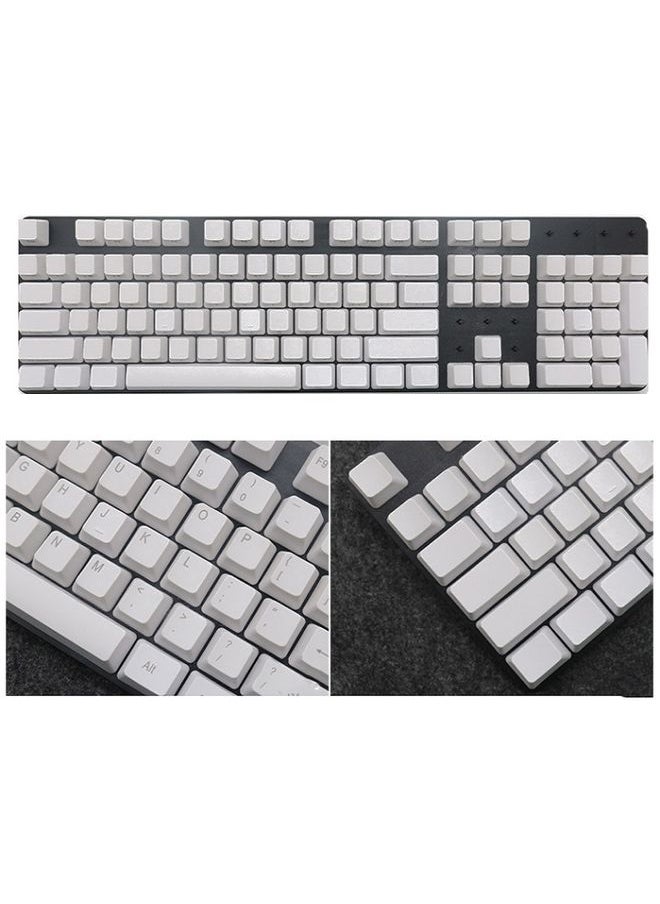 BURAQ - Mechanical Keyboard Laser PBT Keycap White No Words - Image 1