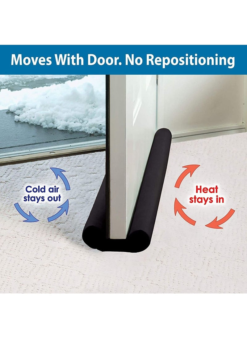 Twin Draft Guard - Twin Draft Guard - Energy Saving Under Door Draft Stopper - Image 1