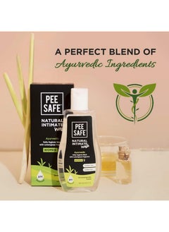 PEESAFE Pee Safe Intimate Wash For Women Natural Ayurvedic With Lemongrass Fragnance And 100% Alcohol-Free Ph Balanced Paraben-Free Sulfate-Free 105Ml Pack Of 1  - Image 2