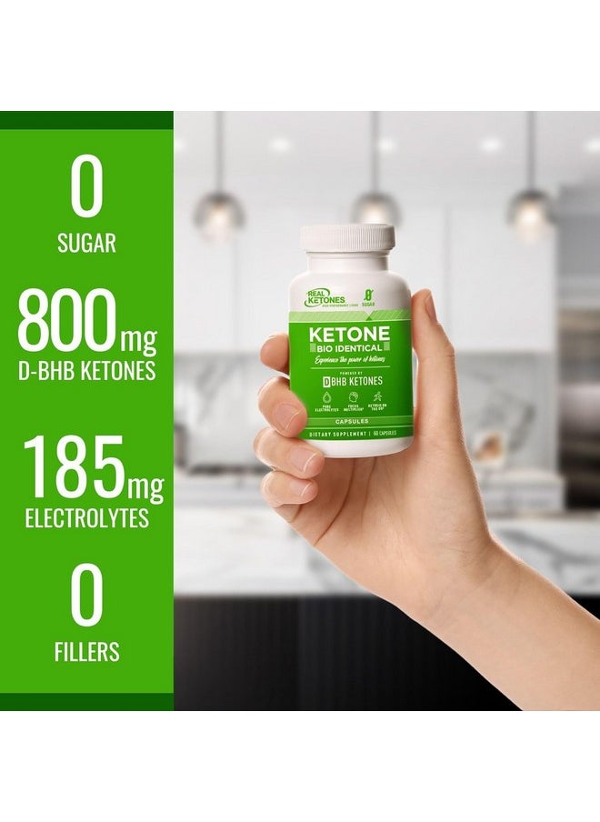 Health & Household - Real Ketones Bhb Exogenous Ketones Keto Pills Keto Electrolytes Pills For Enhanced Energy Performance & Rapid Ketosis - Caffeine Free Energy Keto Diet Pills With Patented Keto Bhb (1 Month) - Image 1