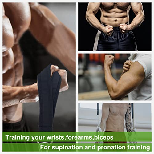 CORECISE Arm Wrestling Training Strap Belt,Wrist Training & Pronation Strap,Hand Wrist Arm Finger Forearm Strengthener Strap - Image 4