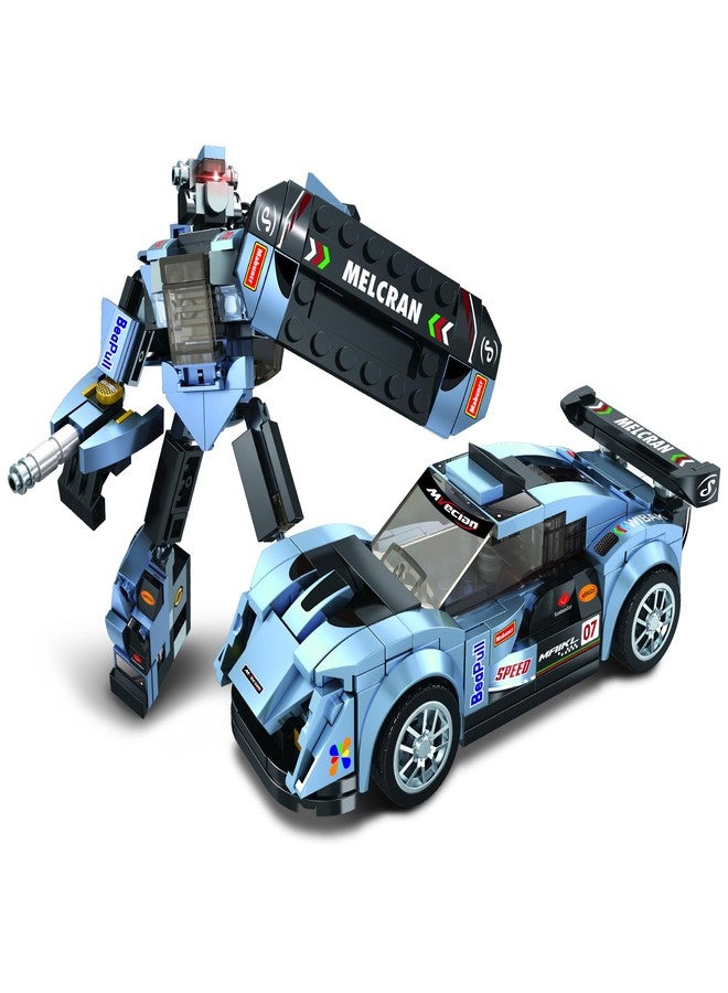 ThinkerPlace Cobalt Racer 2-in-1 Robot & Sports Car (229 Pieces) | Learn About Machines | Building Block Set for Kids Age 6+ | STEM Educational Toy | Build, Play & Learn | Science & Learning Toy - Image 3