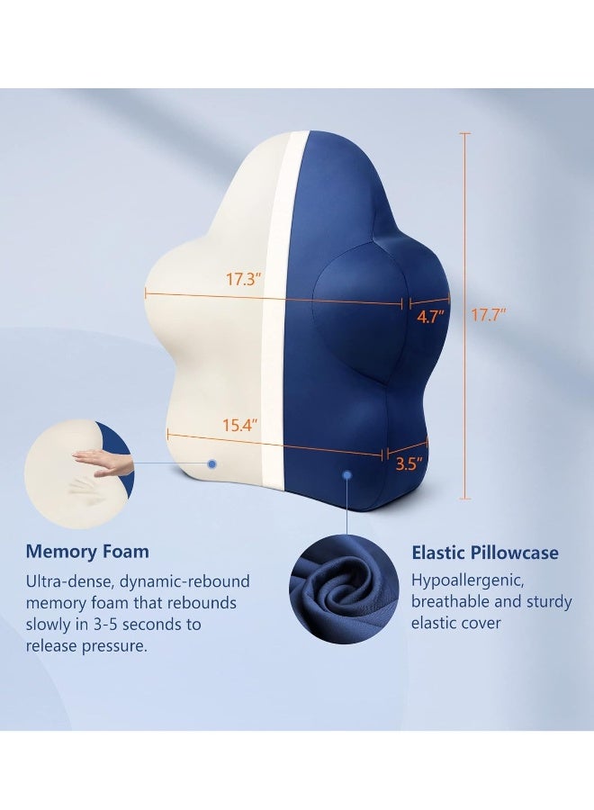 Memory Foam Lumbar Support Pillow for Office Chair Back Pain Relief Adjustable Strap Cushion for Car Computer and Gaming Chairs - Image 5