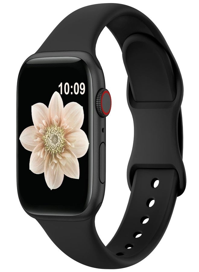SuperNaNa Patenting Sport silicone Bands Compatible with Apple Watch Band 38mm 40mm 41mm 42mm 44mm 45mm 46mm 49mm for Women Men,Soft Sport Replacement Strap for iWatch Bands Series SE 10 9 8 7 6 5 4 3 2 1 Ultra - Image 1