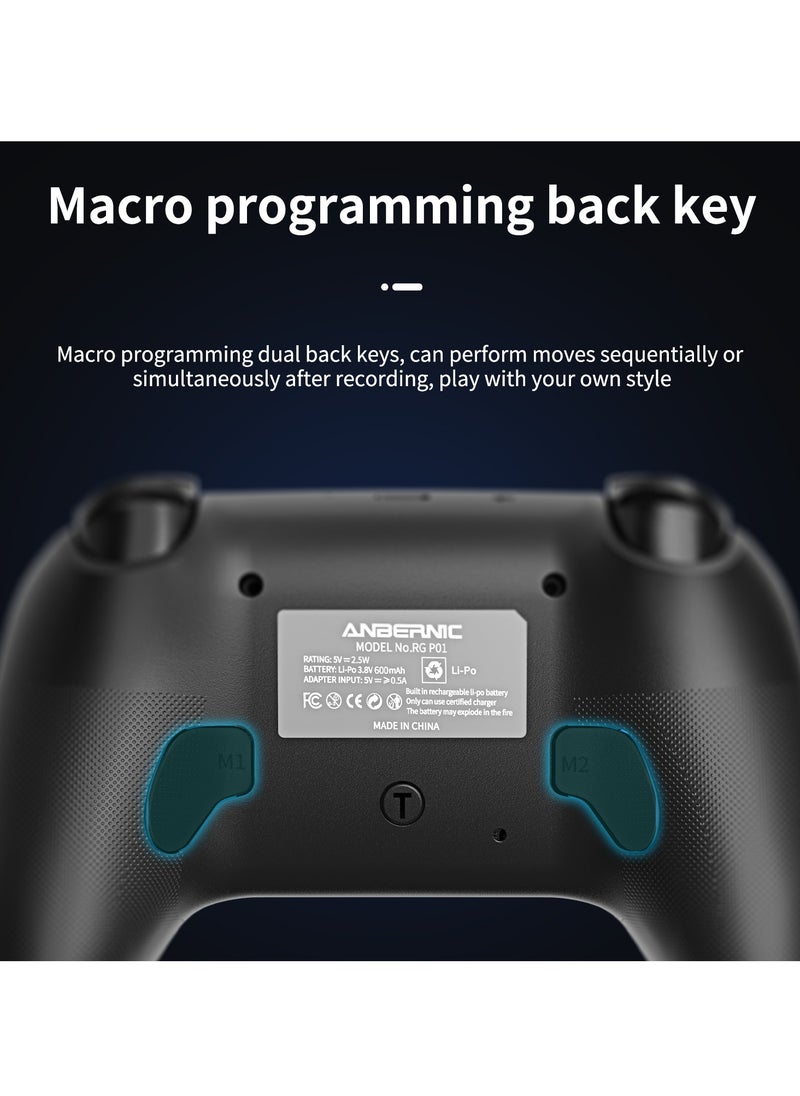 ANBERNIC  - RG P01 High Cost Performance PC Controller PC Steam Switch Android IOS Conductive Rubber Bluetooth Wireless XBOX Layout 600mAh Dual Asymmetric Pendulum Motor - Image 1