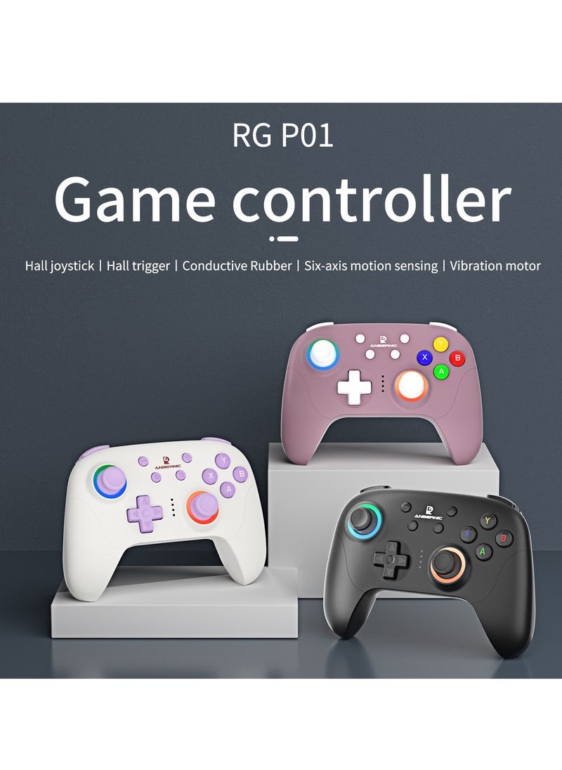 ANBERNIC  RG P01 High Cost Performance PC Controller PC Steam Switch Android IOS Conductive Rubber Bluetooth Wireless XBOX Layout 600mAh Dual Asymmetric Pendulum Motor  - Image 2