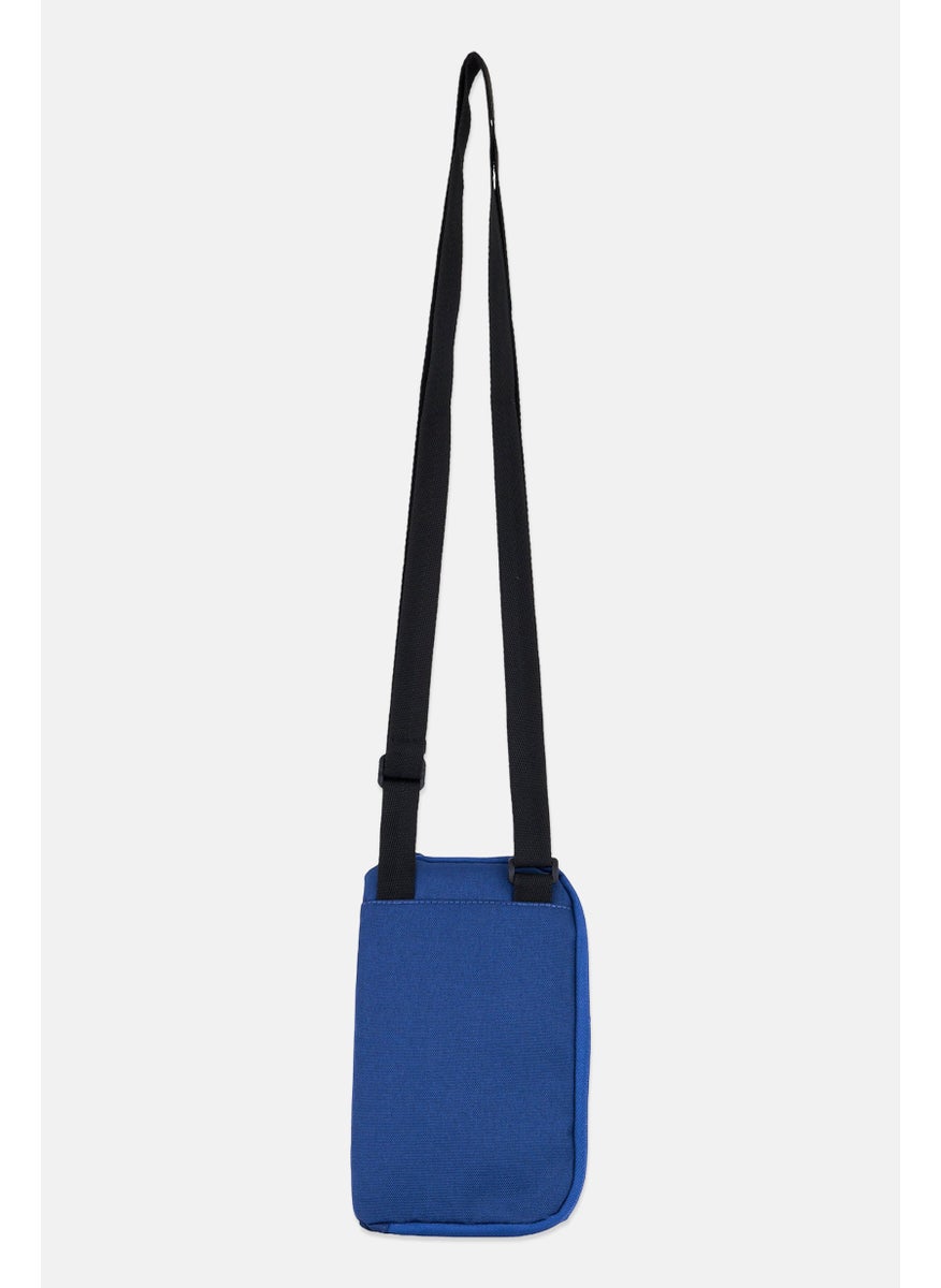 Algspar Men Graphic Printed Cross Body Bag , Blue  - Image 2