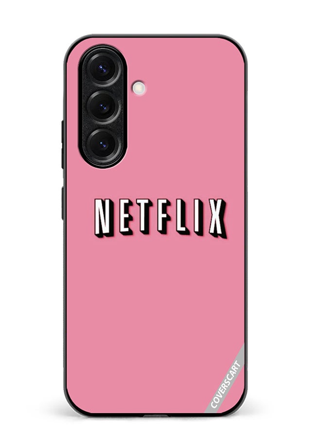 Protective Case Cover For Samsung Galaxy S25 Netflix Design Multicolour