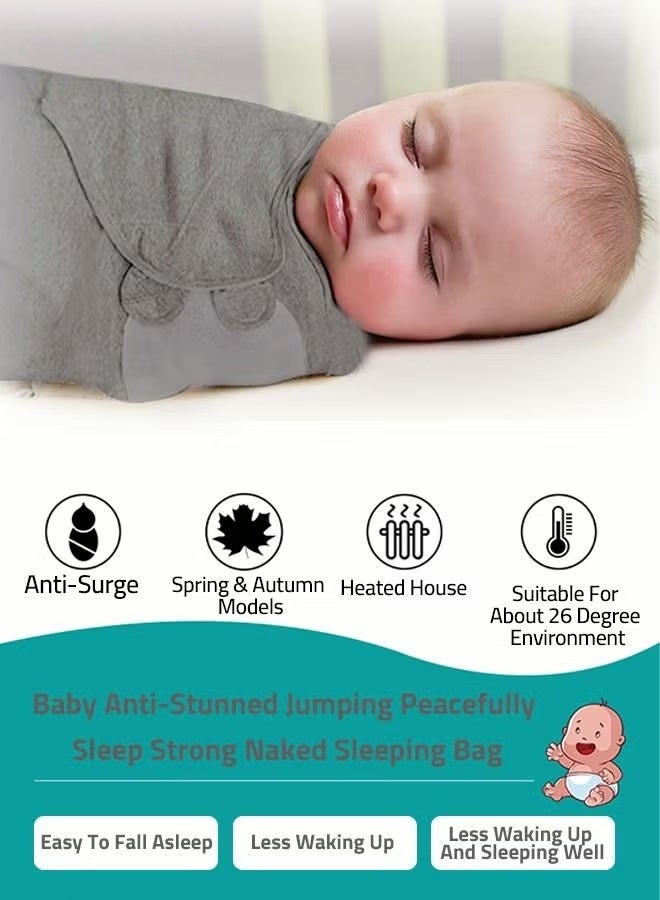 HOOKOR 6 PCS Baby Swaddle Blanket Wrap Cap Set Newborn Infant Sleep Sack With Caps 100% Breathable Cotton 0-4 Month - Image 2