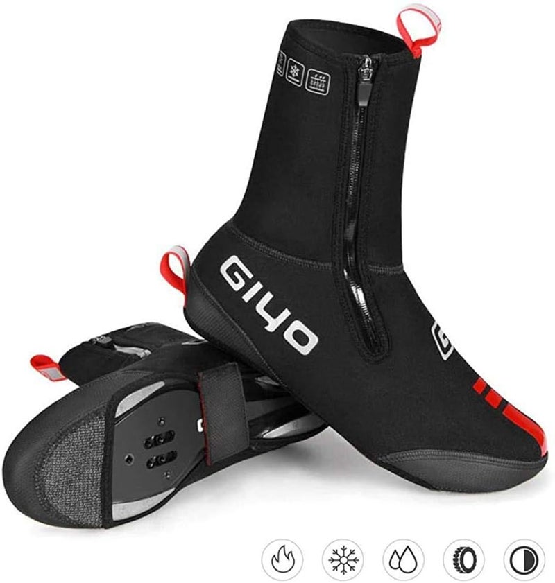 BNVB GIYO Cycling Shoes Covers, S-XXXL Neoprene Waterproof and WinterProof Bike Cycling Overshoes for Men Women Road Mountain Bike Booties… - Image 1