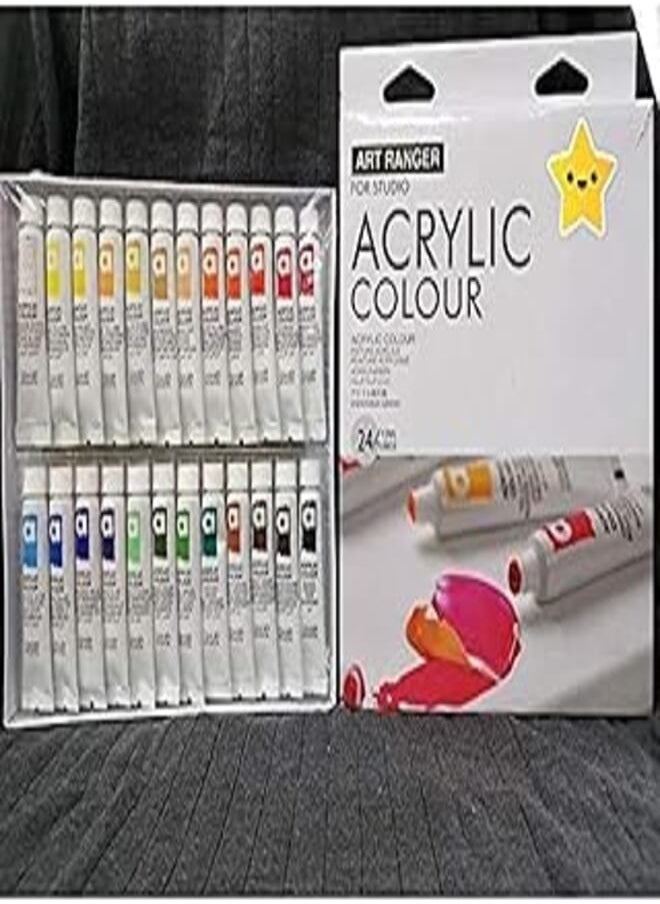 ART RANGER مجموعة 24 من مجموعة فن الأكريليك 