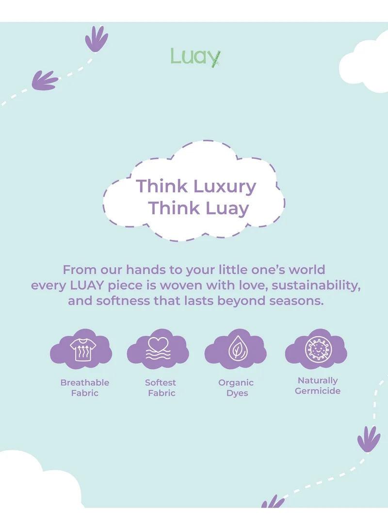 Luay Green LUAY Girls Summer Clothing Set – Soft Cotton Printed T-Shirt & Shorts Co-Ord Set for Kids & Toddler Girls Casual Outfit for Women | Best Price UAE