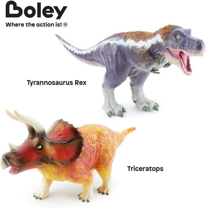 BOLEY Boley 4 Pack Jumbo Authentic Dinosaur Toys Gosnell Model  Educational Plastic Dinosaur Toy Play Set  Great As Kids Birthday Gifts and Party Supplies for Boys Toddlers and 56 Year Olds - Image 2