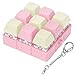 Axlksia Keyboard Fidget Toy Fidget Clicker Keyboard Fidget Keychain Button Fidget Gifts for Adults to Relieve Stress and Pass Time 9in1 E - Image 2