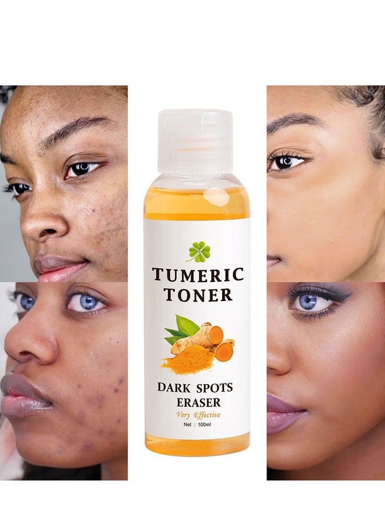 Tumeric toner  dark spots eraser very effective/Tumeric  dark spot removing toner /Moisturizing, hydrating and firming100ml - Image 2