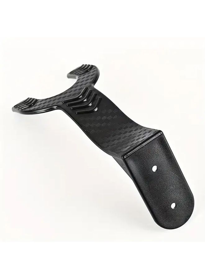 Black Wall Mounted Helmet Hooks 2pcs Durable Plastic Key And Gear Storage Holders - Image 5