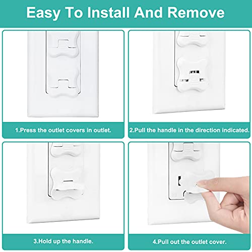 Babepai Outlet Covers Babepai 38-Pack White Baby Proof Electrical Protector Safety Improved Baby Safety Plug Covers - Image 5