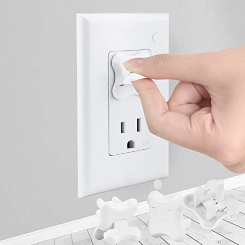 Babepai Outlet Covers Babepai 38-Pack White Baby Proof Electrical Protector Safety Improved Baby Safety Plug Covers - Image 1