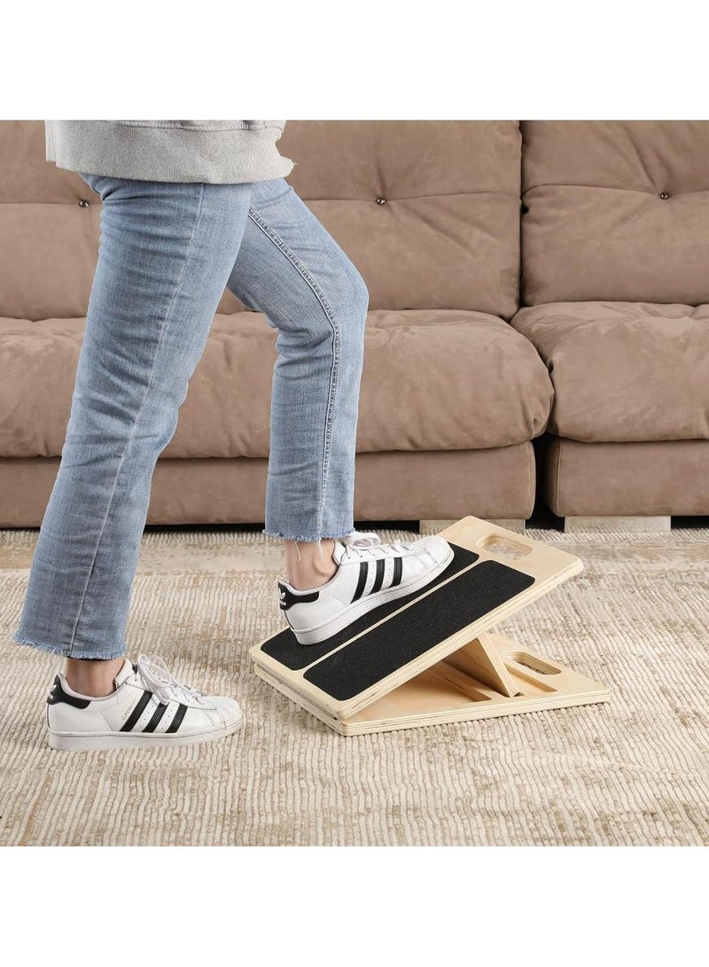 كوماندو لوح التوازن الخشبي لتمارين الأقدام والعلاج الطبيعي - Image 3