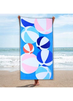 BYFT Jacquard Beach Towel (86 x 162 cm) 390 Gsm Beach Ball Cotton-Set of 1  - Image 4
