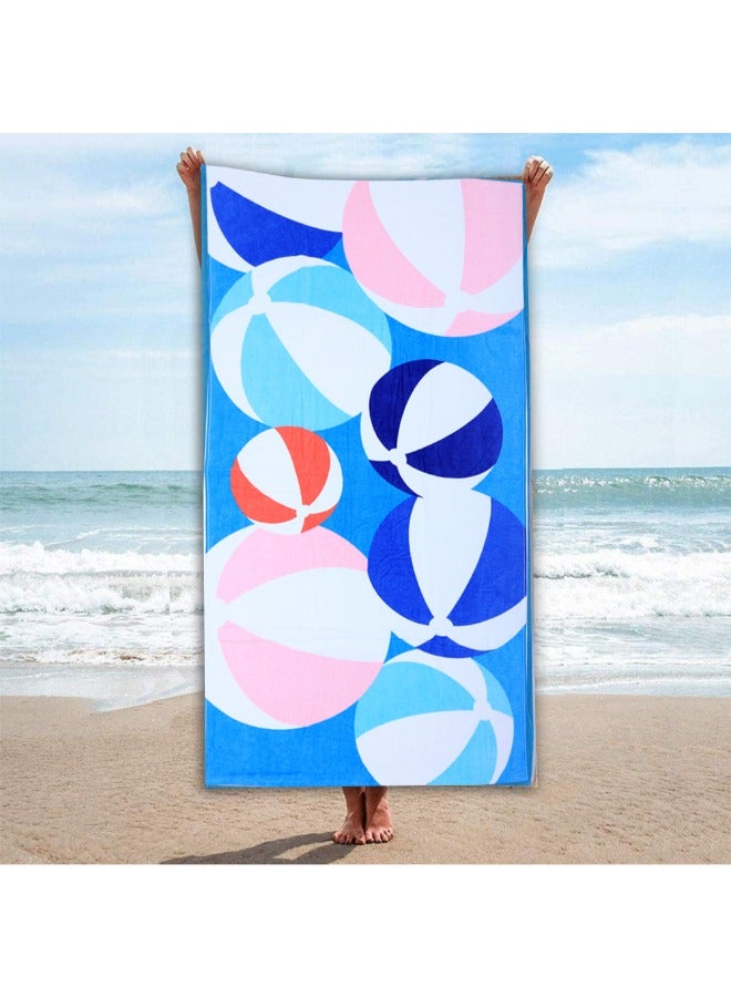 BYFT Jacquard Beach Towel (86 x 162 cm) 390 Gsm Beach Ball Cotton-Set of 1 - Image 4