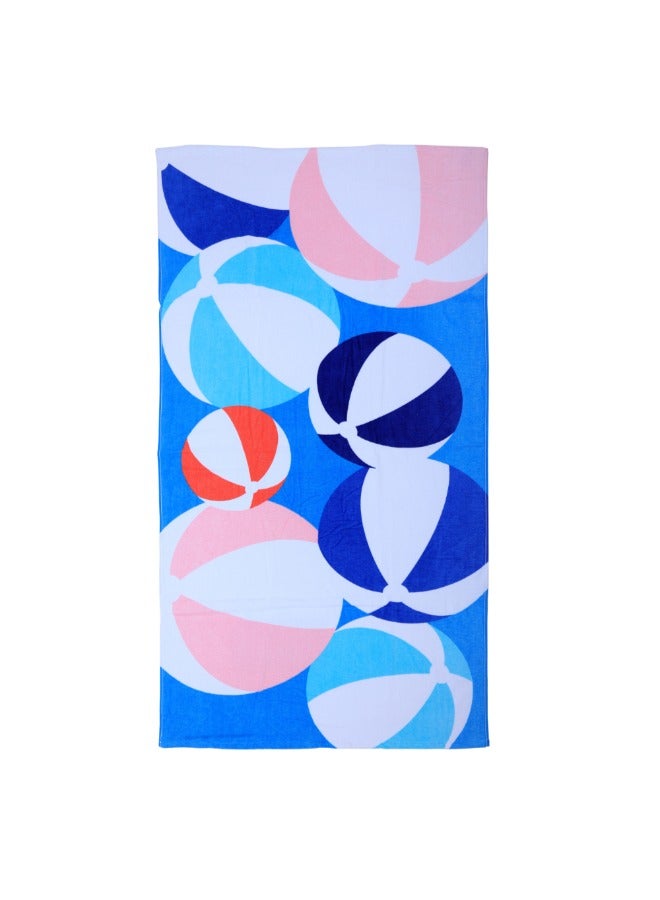 BYFT Jacquard Beach Towel (86 x 162 cm) 390 Gsm Beach Ball Cotton-Set of 1 - Image 2