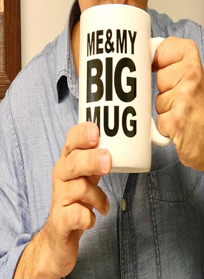 Rockin Mug BIG Coffee Mug oversize 28 ounces Mega Size Cup, Extra Large for Big drinks, Office desk decor novelty Gift Coffee Lovers XL Coffee Mug (I LOVE MY COFFEE) - Image 5