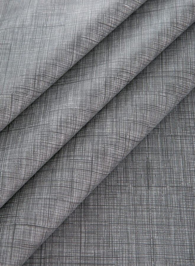 LIBERECOO Vinyl Tablecloth with Flannel Backing, Premium Gray, Waterproof, Stain-Resistant, Easy-Clean Table Cover for Dining, Kitchen, and Outdoor Use, 60" x 60" Square - Image 4