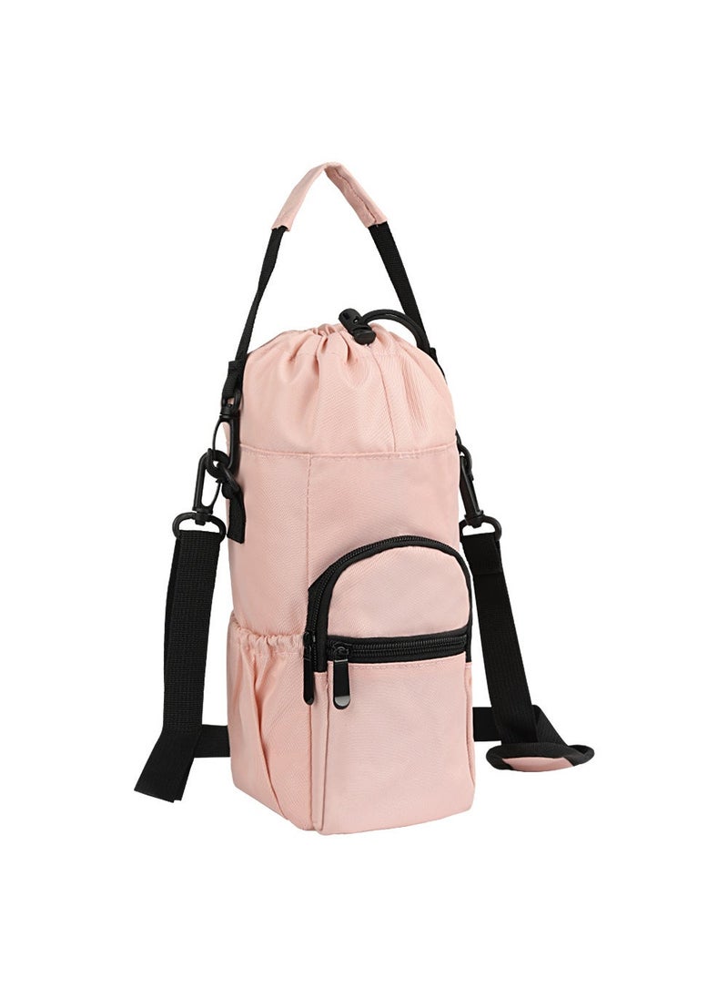 Cross-border Hot-selling Thermos Cup Cover Single-shoulder Universal Crossbody Multi-functional Beveled Kettle Bag Thermos Cup Cover Protective Cover Collision toner 