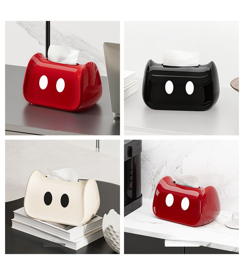 Black Cream Napkins Tissue Box for Living Room Tea Table Light Luxury - Image 5