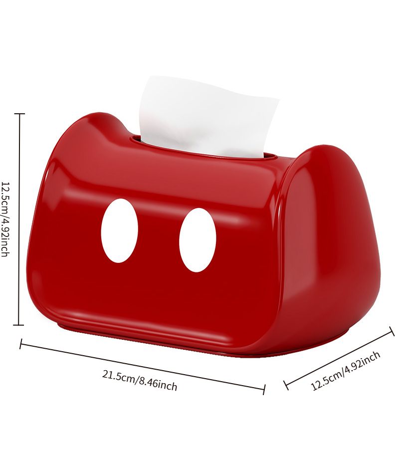Black Cream Napkins Tissue Box for Living Room Tea Table Light Luxury - Image 2