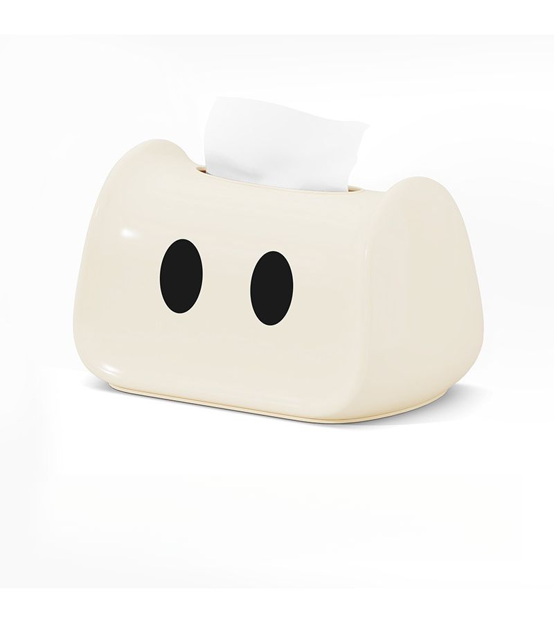 Black Cream Napkins Tissue Box for Living Room Tea Table Light Luxury - Image 1
